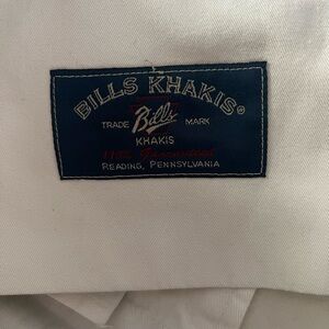 Bill's Khakis Men’s White Chinos